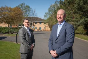 Northminster Properties managing director, George Burgess, left, with the company’s development surveyor, Alastair Gill